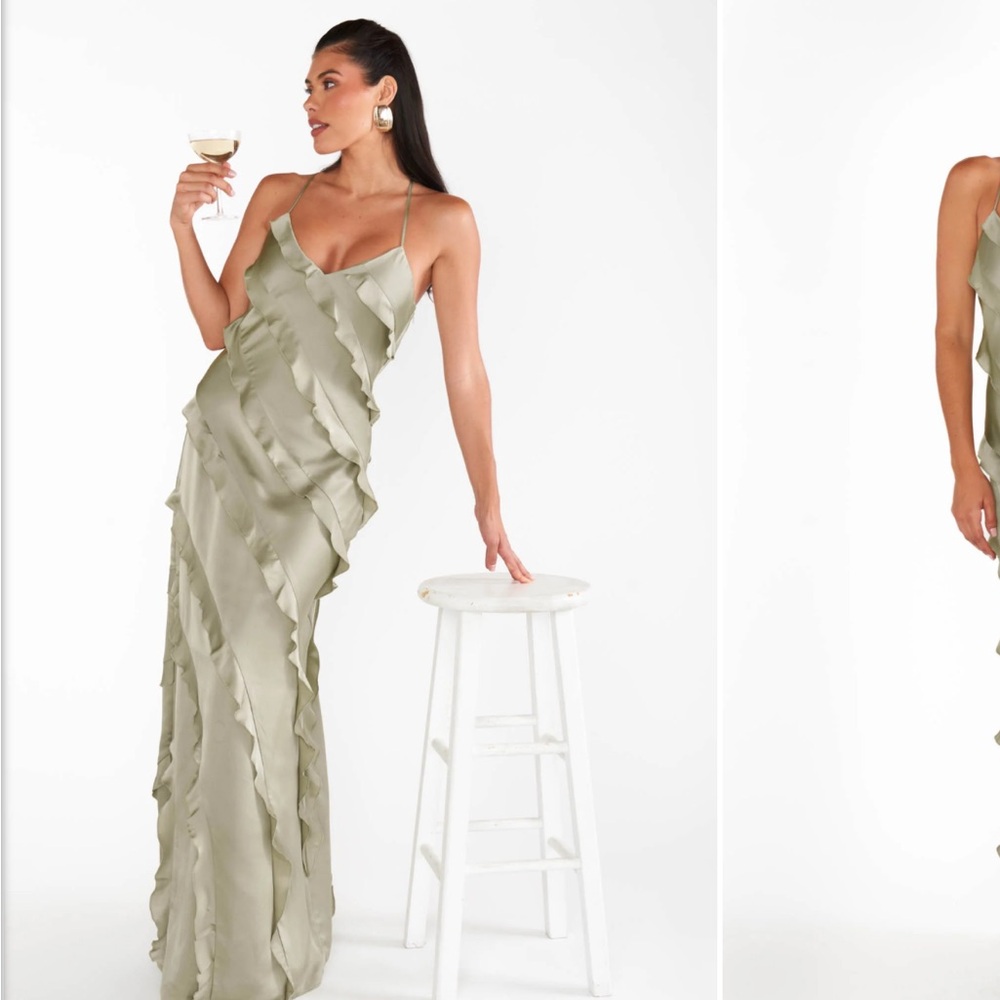 Show Me Your MuMu Romance Ruffle Dress